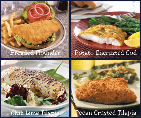 Taste the uniqueness with our special seafood selection - only at Capt’n Chucky’s Blue Bell.