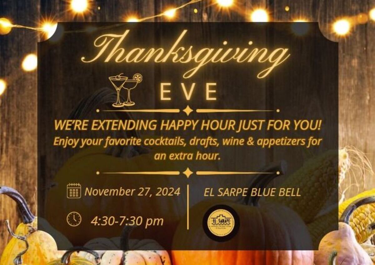 Toast to Thanksgiving Eve: Join Us at El Sarape for a Festive Evening